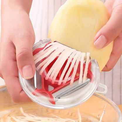Atteeo 3-in-1 Rotating Vegetable Peeler and Julienne Shredder Tool