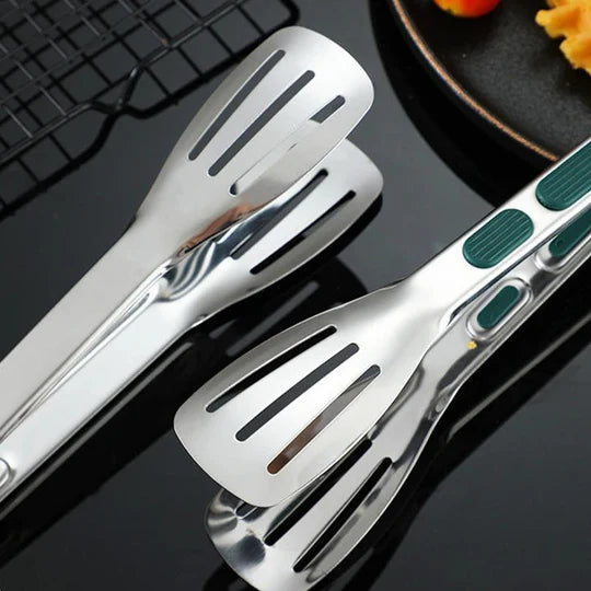 Atteeo Professional Heavy Duty Kitchen Tongs - Premium Locking Food Tongs for Cooking