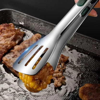 Atteeo Professional Heavy Duty Kitchen Tongs - Premium Locking Food Tongs for Cooking