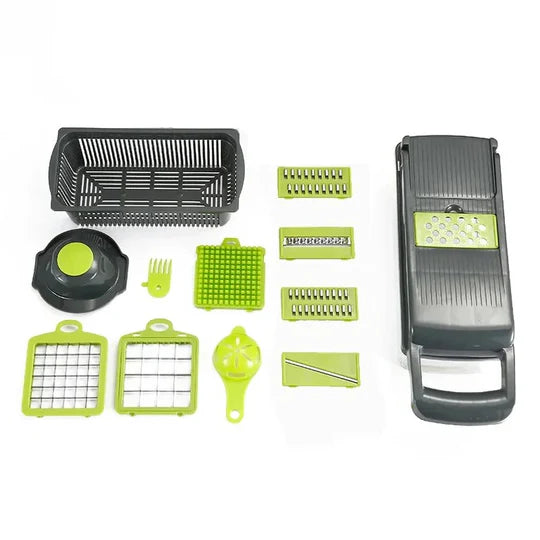 Atteeo Multifunctional Vegetable Chopper - Heavy Duty Food Slicer and Dicer with Container