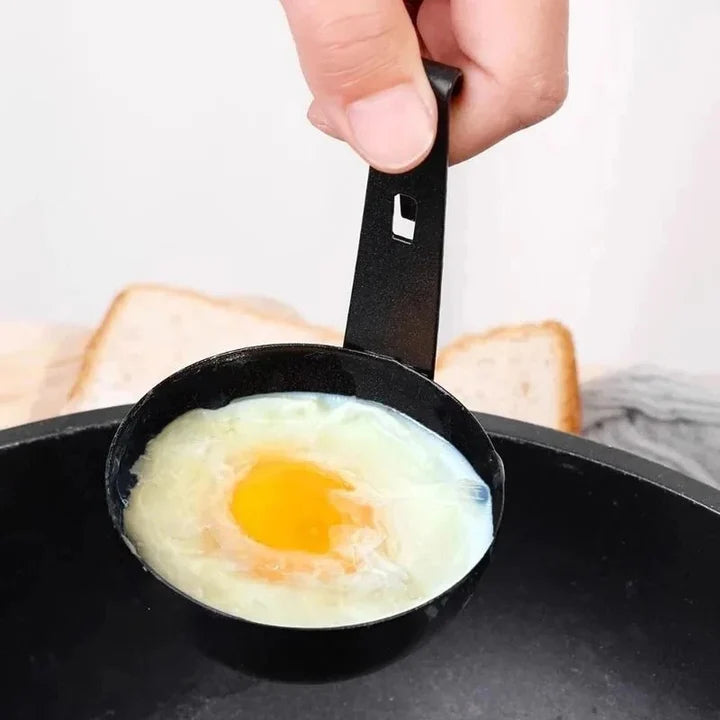 Atteeo Silicone Non-Stick Egg Poacher Mold Set for Stovetop Cooking