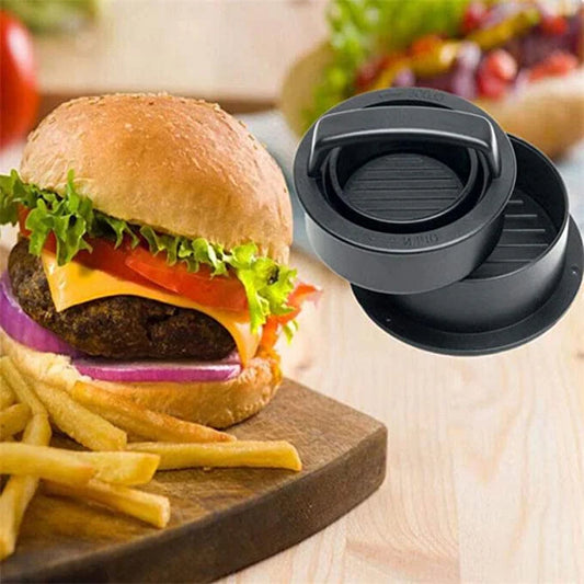 Atteeo Aluminum Burger Press - Heavy Duty Patty Maker for Smash Burgers and Grilling