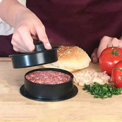 Atteeo Aluminum Burger Press - Heavy Duty Patty Maker for Smash Burgers and Grilling
